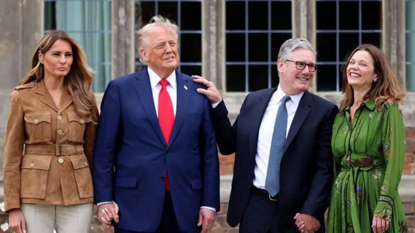 trumptan ingiltere ziyaretinde gocmenlere karsi sinirda orduyu devreye sokma onerisi Dy67UDfp