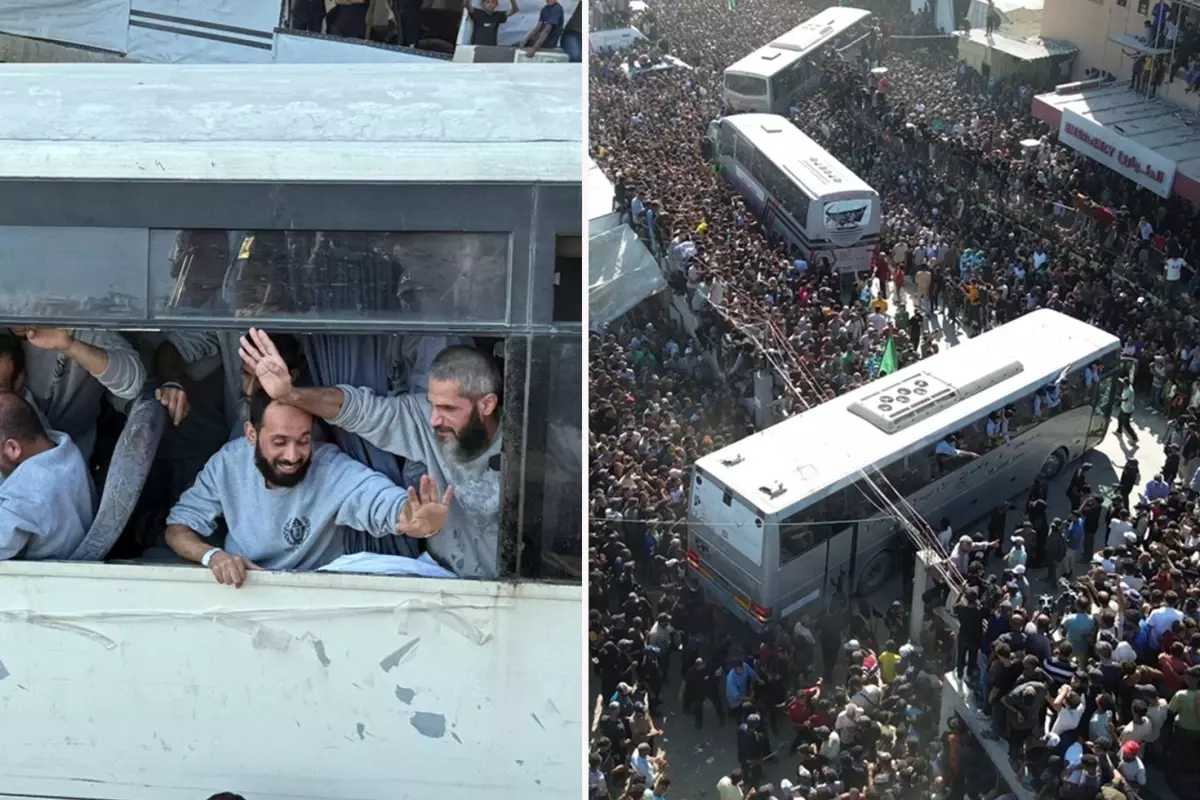 israilin serbest biraktigi filistinli esirler gazzede Z88aNvC6.jpg