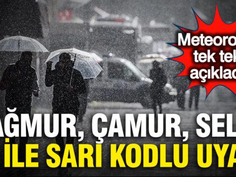 Meteorolojiden 16 ile sari kodlu uyari yagmur camur sel kis geri geldi XlWNSbtG